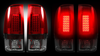 taillights of a car